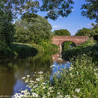 Buy canvas prints of Kennet and Avon Canal, Wiltshire by KB Photo