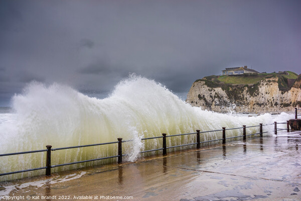 Dramatic Sea at Freshwater Bay, Isle of Wight Picture Board by KB Photo