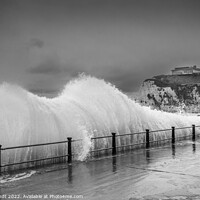 Buy canvas prints of Dramatic Sea at Freshwater Bay, Isle of Wight by KB Photo