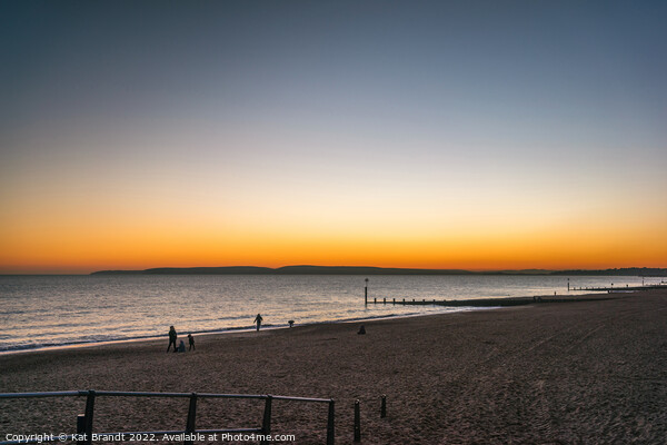 Boscombe Beach Sunset Picture Board by KB Photo
