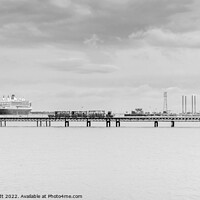Buy canvas prints of Hythe Pier, Port of Southampton  by KB Photo