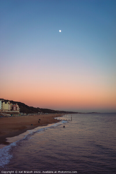 Boscombe beach during sunset Picture Board by KB Photo