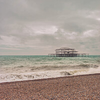 Buy canvas prints of West Pier, Brighton by KB Photo
