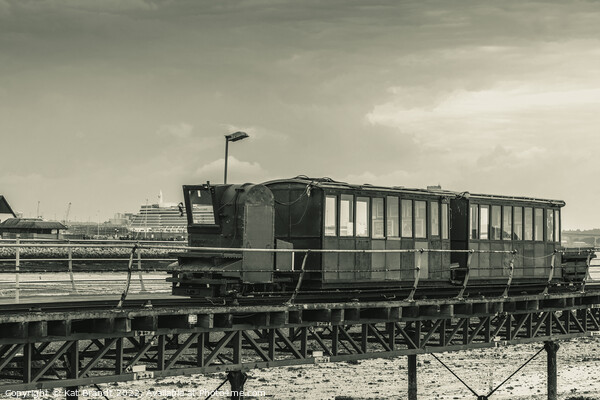 Hythe Pier Railway Train, UK Picture Board by KB Photo