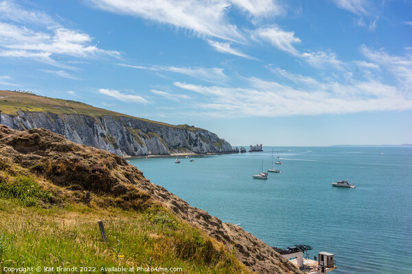 Summer at Alum Bay on the Isle of Wight Picture Board by KB Photo