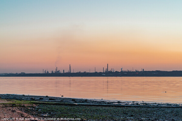 Fawley Southampton Water Picture Board by KB Photo