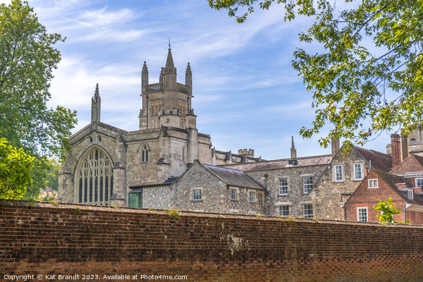 Majestic View of Winchester College Picture Board by KB Photo