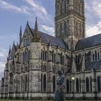 Buy canvas prints of Salisbury Cathedral Wiltshire by KB Photo