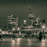 Buy canvas prints of London skyline at night by KB Photo