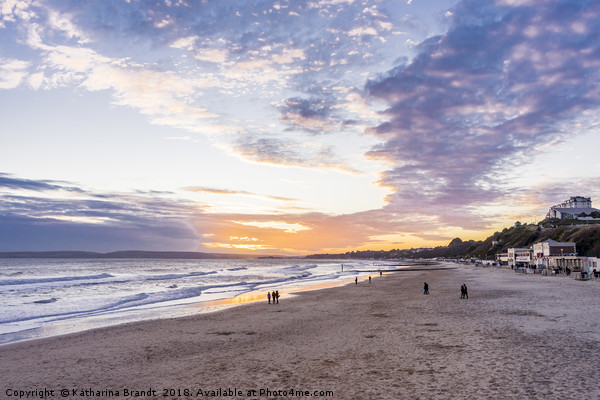 Glorious sunset over Bournemouth Picture Board by KB Photo