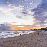 Buy canvas prints of Glorious sunset over Bournemouth by KB Photo
