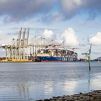 Buy canvas prints of Port of Southampton, England by KB Photo