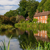 Buy canvas prints of Winchester Itchen River, Hampshire, England by KB Photo