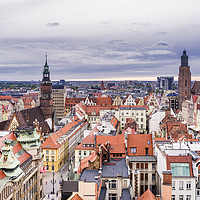 Buy canvas prints of Wroclaw cityscape, Poland by KB Photo