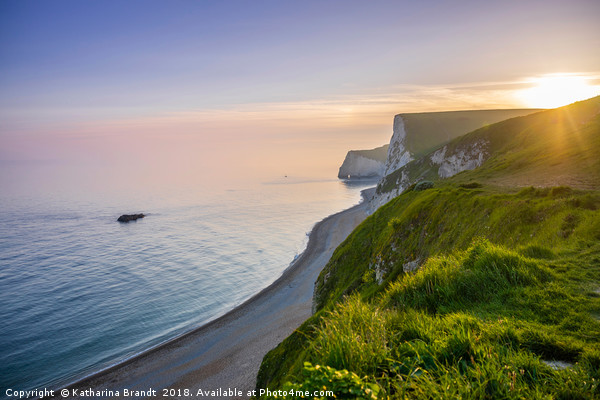 Jurassic Coast Dorset sunset , England Picture Board by KB Photo