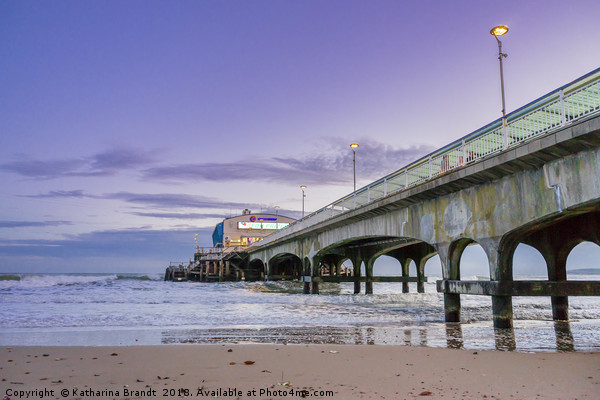 Bournemouth Pier at dusk Picture Board by KB Photo