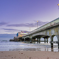 Buy canvas prints of Bournemouth Pier at dusk by KB Photo
