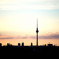 Buy canvas prints of Berlin skyline at sunset, Germany by KB Photo