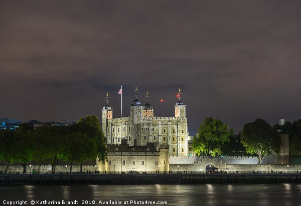 The Tower of London by night, England, UK Picture Board by KB Photo