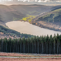 Buy canvas prints of View across the Talybont Reservoir in South Wales by KB Photo