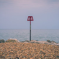 Buy canvas prints of Highcliffe Beach, Dorset by KB Photo