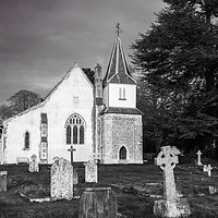 Buy canvas prints of St Mary the Less Church in Chilbolton by KB Photo