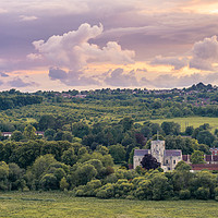 Buy canvas prints of Golden Hour Sunset Winchester by KB Photo