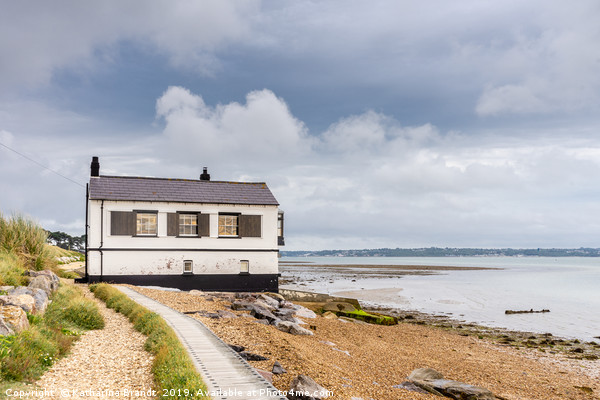 Watch House at Lepe Beach, Hampshire Picture Board by KB Photo