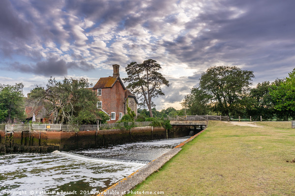 Beaulieu River dramatic sky Picture Board by KB Photo