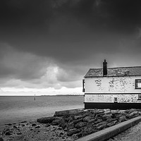 Buy canvas prints of The Watch House along Lepe Beach, Hampshire by KB Photo