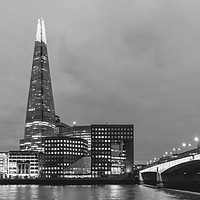 Buy canvas prints of London Shard by night by KB Photo