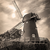 Buy canvas prints of Bursledon Windmill in Hampshire, UK by KB Photo