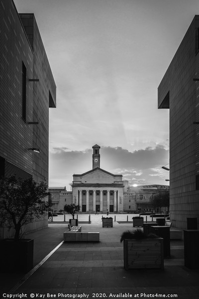 Southampton City Centre in Monochrome Picture Board by KB Photo