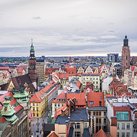 Buy canvas prints of Wroclaw market square by KB Photo