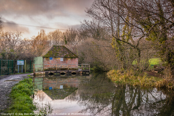 The Eel House along the Arle River in Hampshire Picture Board by KB Photo