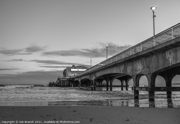 Bournemouth Pier in Black & White Picture Board by KB Photo