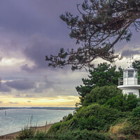 Buy canvas prints of Lepe Lighthouse, Hampshire, UK by KB Photo