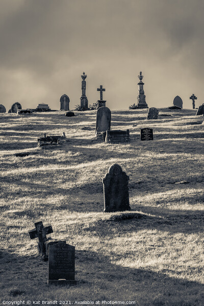 Moody cemetery scene, Merthyr Tydfil Picture Board by KB Photo