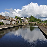 Buy canvas prints of Stonehaven river cowie  by David  Jackson 