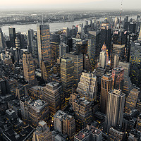 Buy canvas prints of City Lights NYC by Stephen Dryburgh