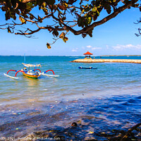 Buy canvas prints of Traditional Balinese boat by Kevin Hellon