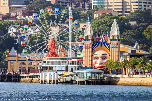 Luna Park,from the harbour. Picture Board by Kevin Hellon