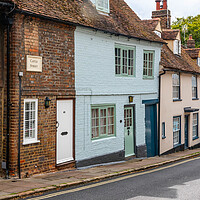 Buy canvas prints of Castle Street in old Aylesbury by Kevin Hellon