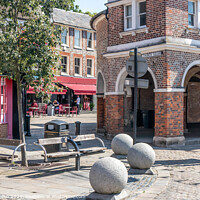 Buy canvas prints of Church Square, High Wycombe,  by Kevin Hellon