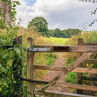 Buy canvas prints of Gate to public footpath  by Kevin Hellon