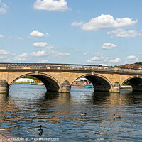 Buy canvas prints of Henley Bridge, by Kevin Hellon