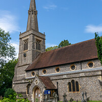 Buy canvas prints of St Mary's Church. Princes Risborough,  by Kevin Hellon