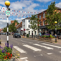 Buy canvas prints of Marlow High Street, Buckinghamshire, England, UK by Kevin Hellon