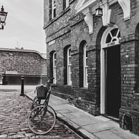 Buy canvas prints of Bicycle in Church Street, Windsor by Kevin Hellon