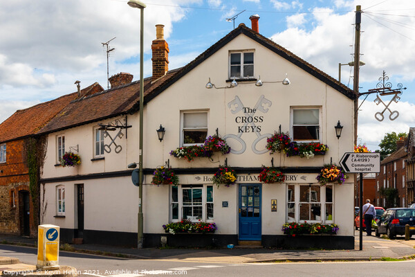 The Cross Keys, Thame Picture Board by Kevin Hellon